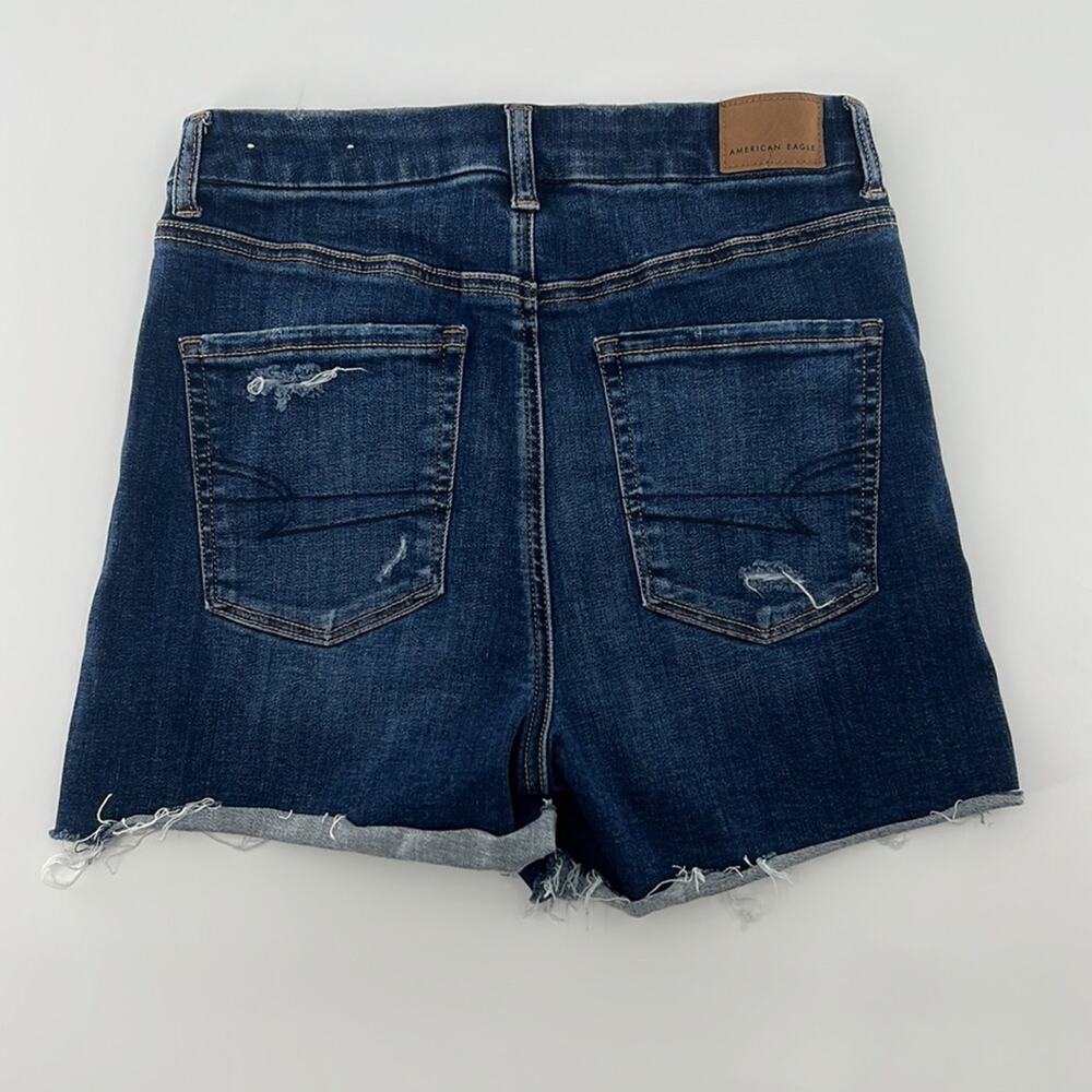 American Eagle Hi-Rise Shortie Denim Shorts - Blue - 6 - Picture 7 of 7